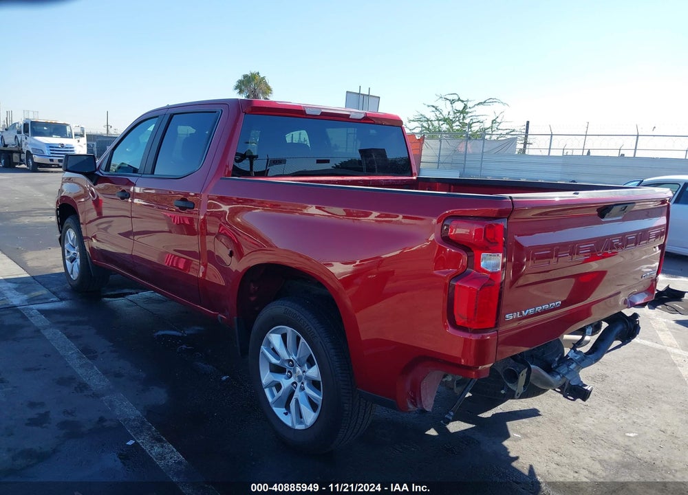 2021 CHEVROLET SILVERADO 1500 2WD SHORT BED CUSTOM VIN: 3GCPWBEK7MG415160