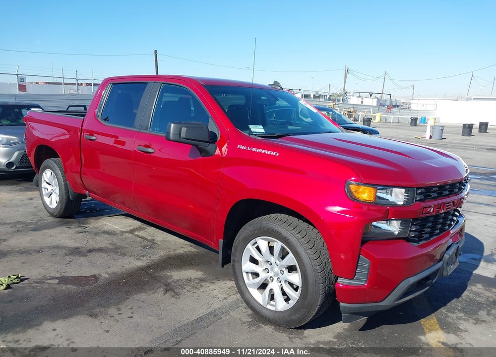 2021 CHEVROLET SILVERADO 1500 2WD SHORT BED CUSTOM VIN: 3GCPWBEK7MG415160