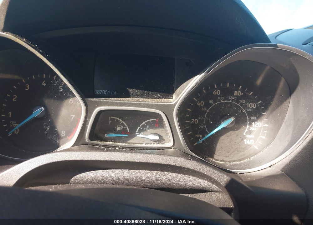 2017 FORD ESCAPE S VIN: 1FMCU0F77HUA87899