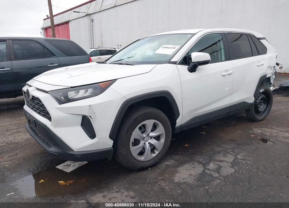 2022 TOYOTA RAV4 LE VIN: 2T3G1RFV2NW282261
