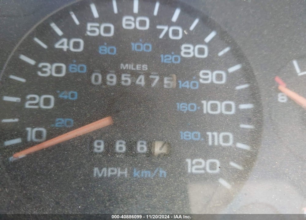 1996 DODGE RAM 1500 VIN: 1B7HF13Z8TJ163320