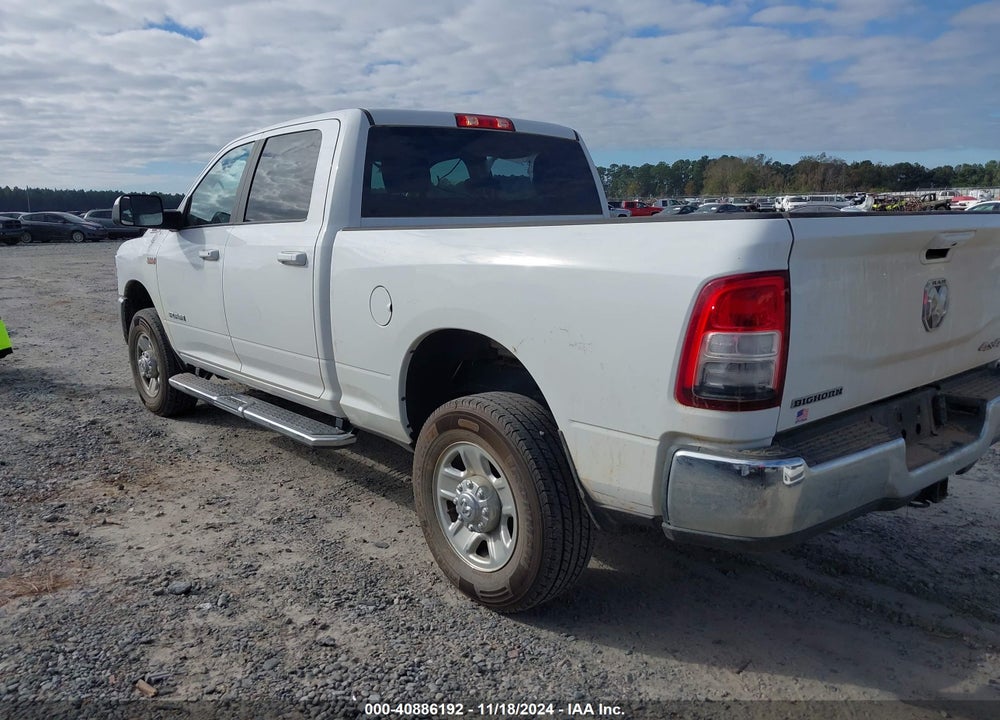 2022 RAM 2500 BIG HORN 4X4 6'4 BOX VIN: 3C6UR5DJ9NG349868