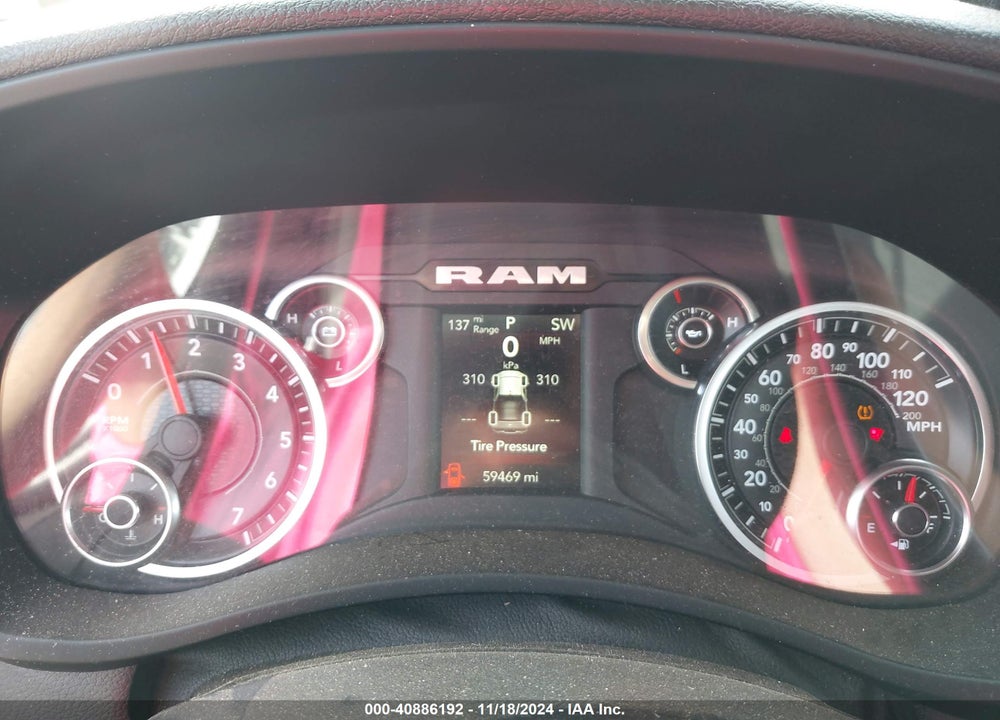 2022 RAM 2500 BIG HORN 4X4 6'4 BOX VIN: 3C6UR5DJ9NG349868