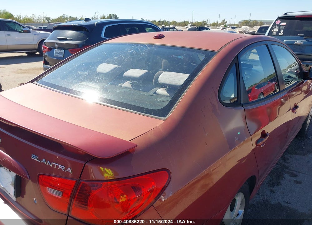 2008 HYUNDAI ELANTRA GLS/SE VIN: KMHDU46D38U305936