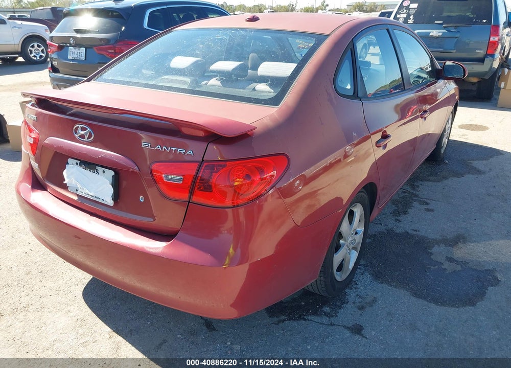 2008 HYUNDAI ELANTRA GLS/SE VIN: KMHDU46D38U305936