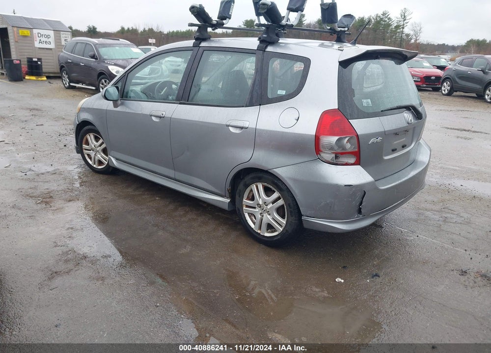 2008 HONDA FIT SPORT VIN: JHMGD37658S005899