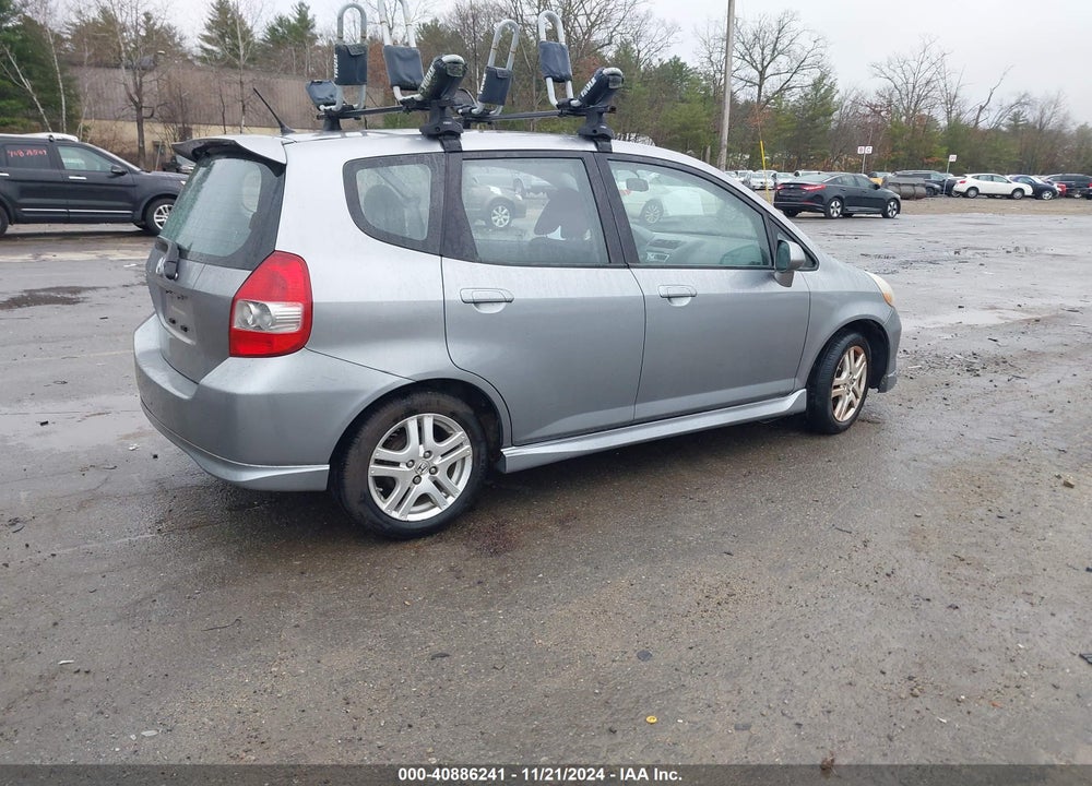 2008 HONDA FIT SPORT VIN: JHMGD37658S005899