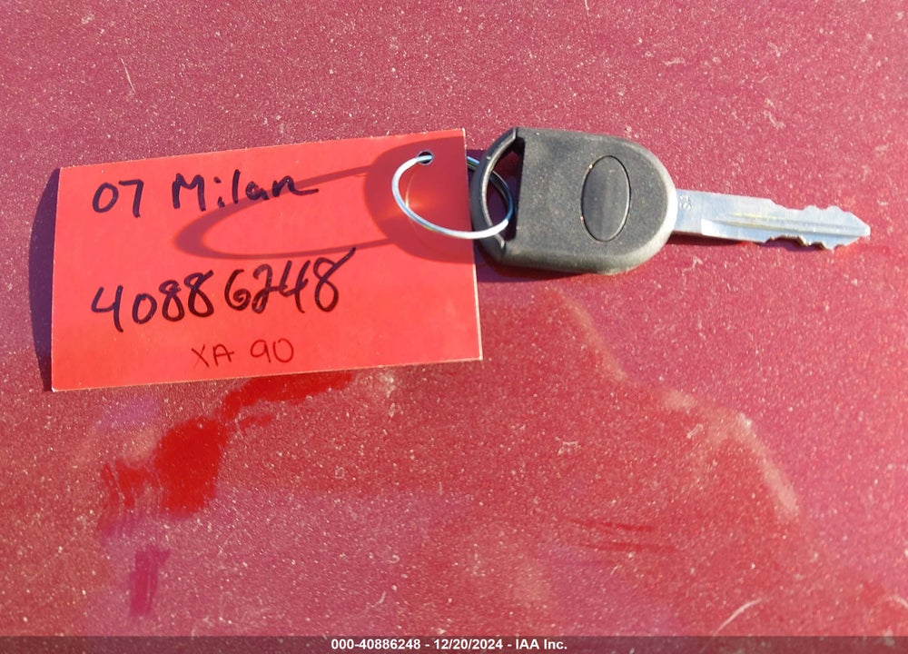 2007 MERCURY MILAN I4 VIN: 3MEHM07Z57R621559