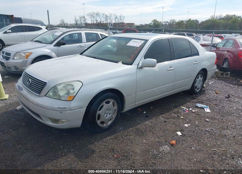 2001 LEXUS LS 430 VIN: JTHBN30F110006860