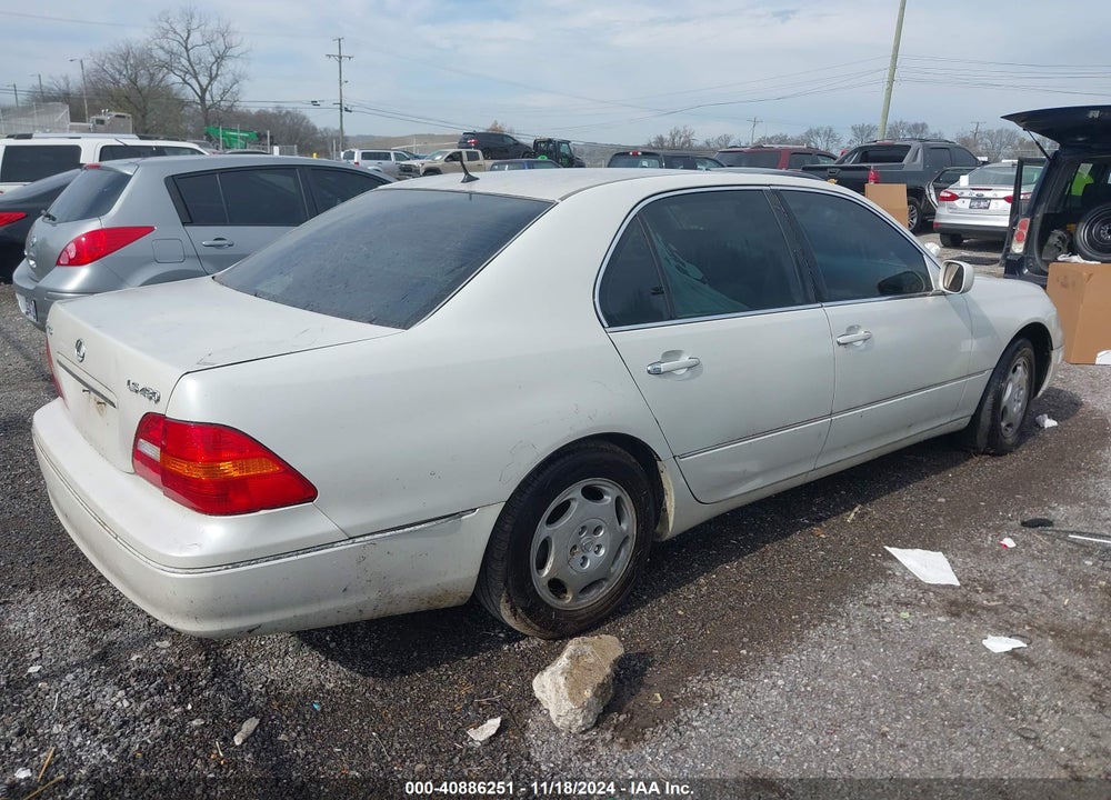 2001 LEXUS LS 430 VIN: JTHBN30F110006860