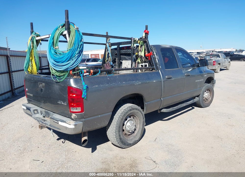 2006 DODGE RAM 2500 ST VIN: 3D7KS28D06G205141