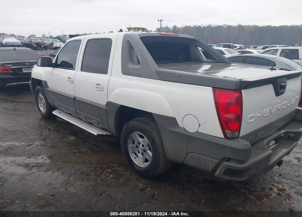 2002 CHEVROLET AVALANCHE 1500 VIN: 3GNEC13TX2G355420