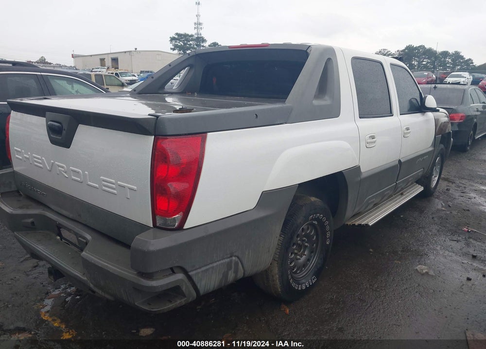 2002 CHEVROLET AVALANCHE 1500 VIN: 3GNEC13TX2G355420