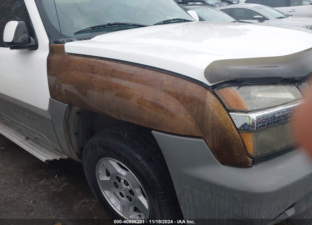 2002 CHEVROLET AVALANCHE 1500 VIN: 3GNEC13TX2G355420