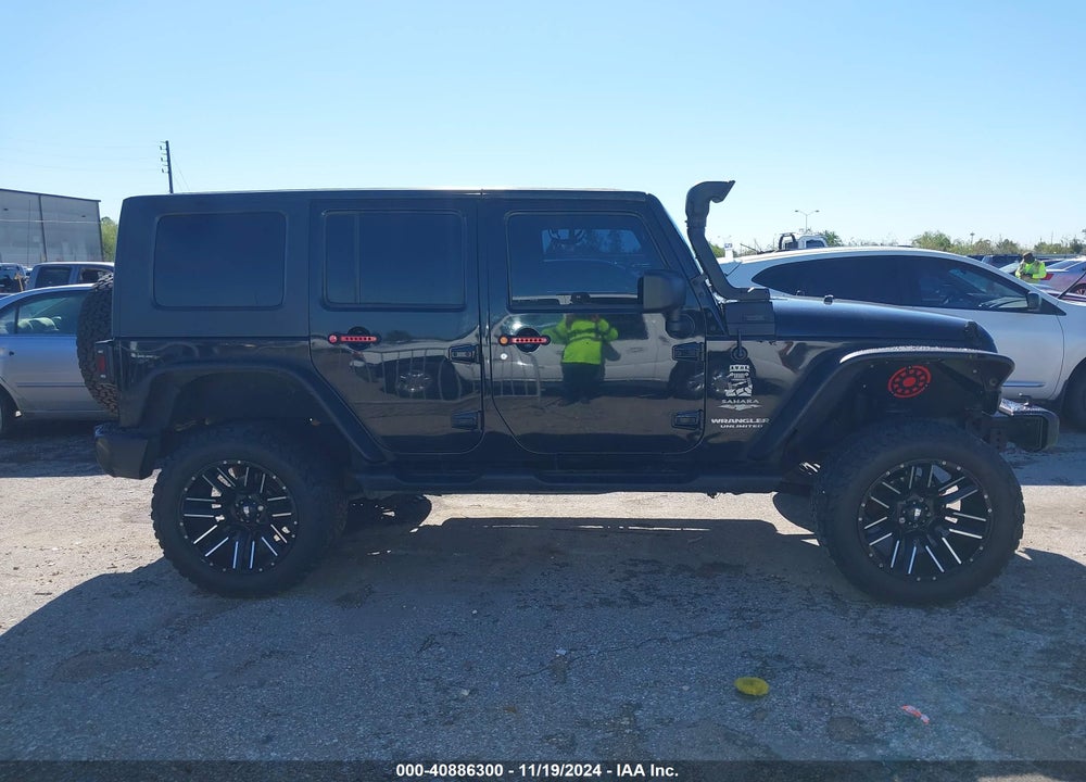 2008 JEEP WRANGLER UNLIMITED SAHARA VIN: 1J8GA59168L544106