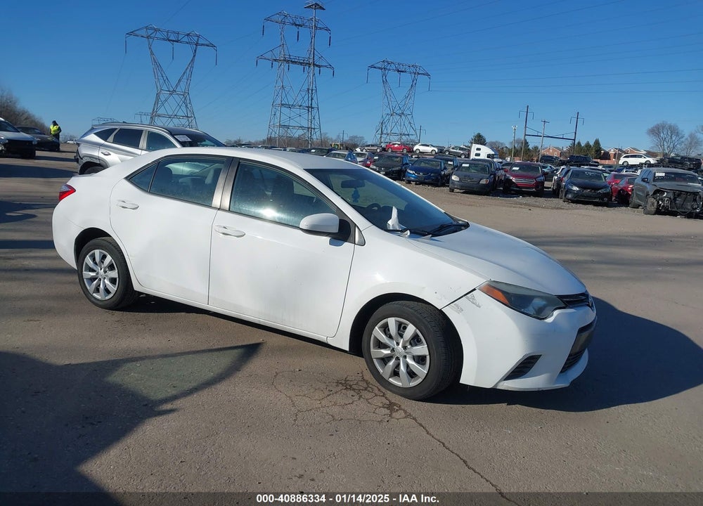 2015 TOYOTA COROLLA LE VIN: 5YFBURHE3FP204646