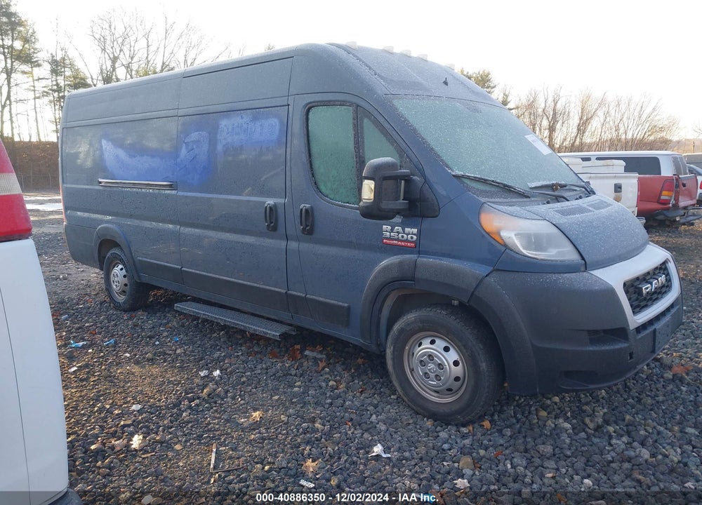 2020 RAM PROMASTER 3500 CARGO VAN HIGH ROOF 159 WB EXT VIN: 3C6URVJG9LE117319