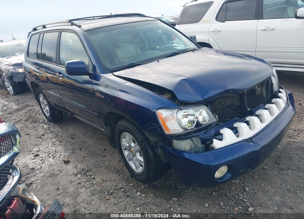 2001 TOYOTA HIGHLANDER V6 VIN: JTEGF21A010026532