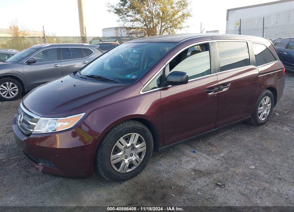 2011 HONDA ODYSSEY LX VIN: 5FNRL5H29BB057979