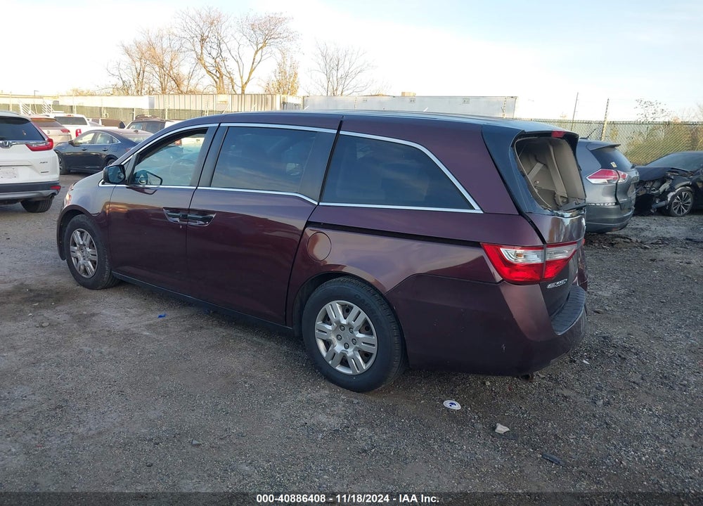 2011 HONDA ODYSSEY LX VIN: 5FNRL5H29BB057979