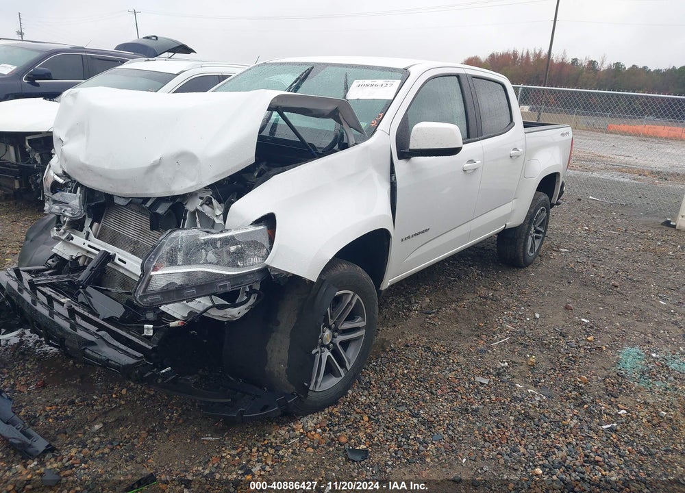 2021 CHEVROLET COLORADO 4WD SHORT BOX WT VIN: 1GCGTBEN3M1192861