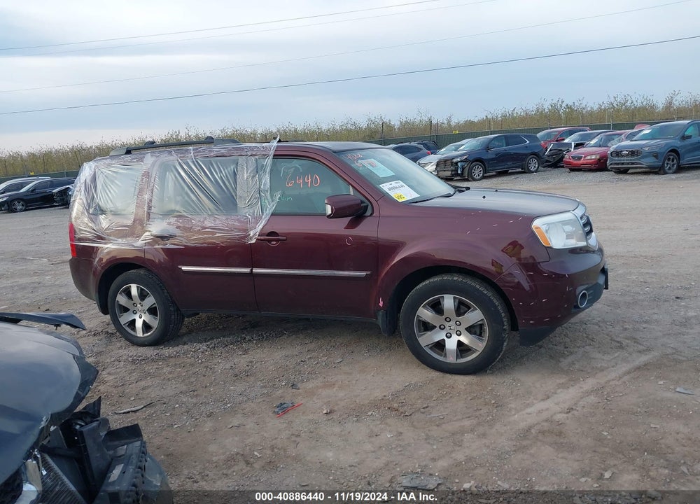 2015 HONDA PILOT TOURING VIN: 5FNYF4H96FB043702