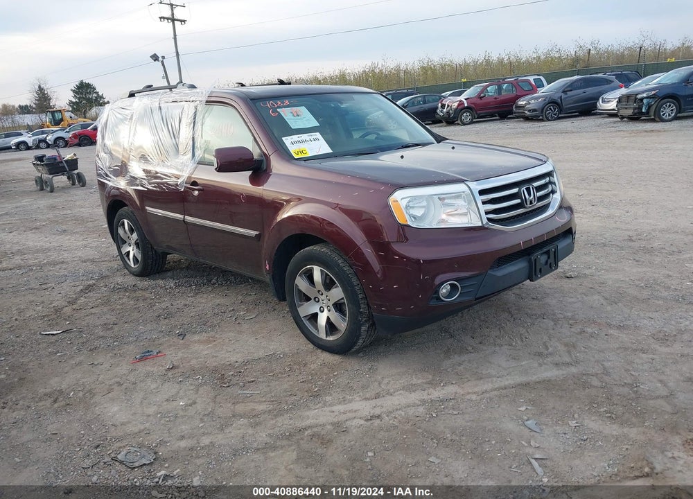 2015 HONDA PILOT TOURING VIN: 5FNYF4H96FB043702