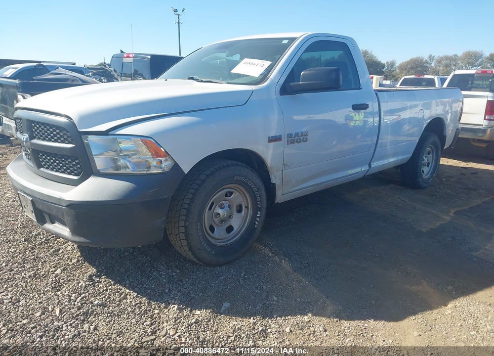 2017 RAM 1500 TRADESMAN 4X2 8' BOX VIN: 3C6JR6DTXHG613503