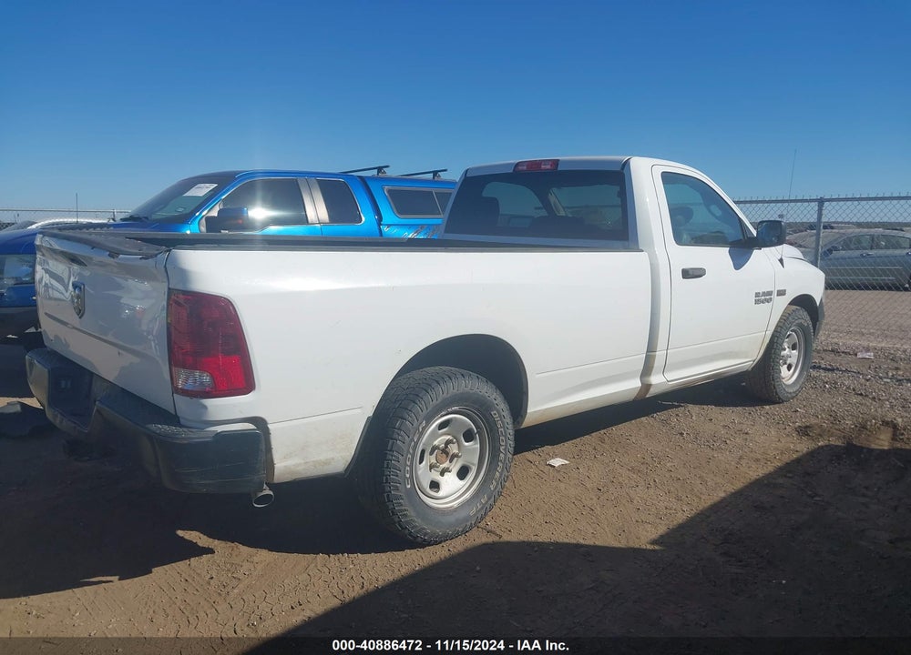 2017 RAM 1500 TRADESMAN 4X2 8' BOX VIN: 3C6JR6DTXHG613503