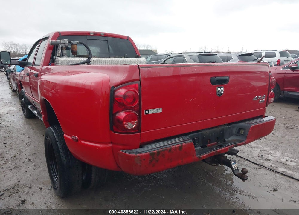 2007 DODGE RAM 3500 SLT/SPORT VIN: 3D7MX48A57G792997