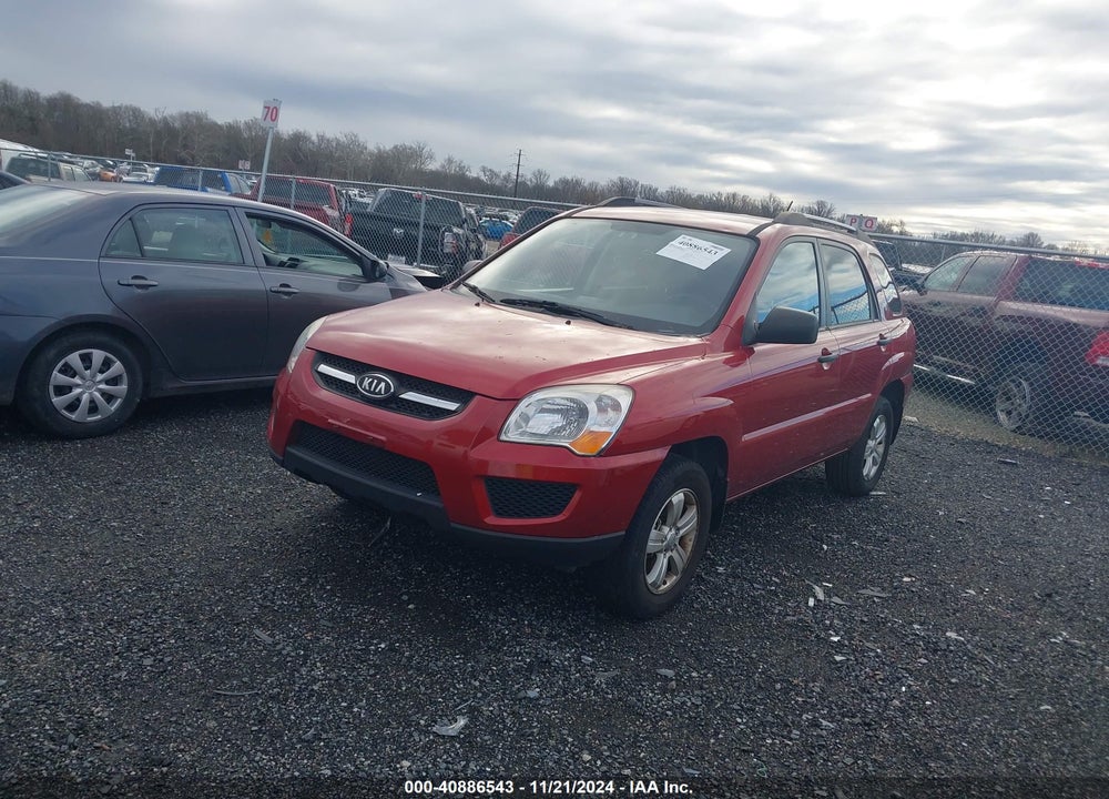 2010 KIA SPORTAGE LX VIN: KNDKG3A48A7725636