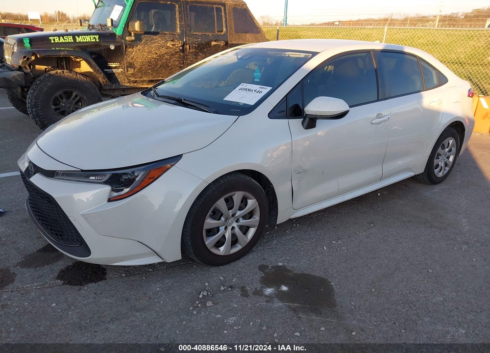 2021 TOYOTA COROLLA LE VIN: JTDEPMAE8MJ133480