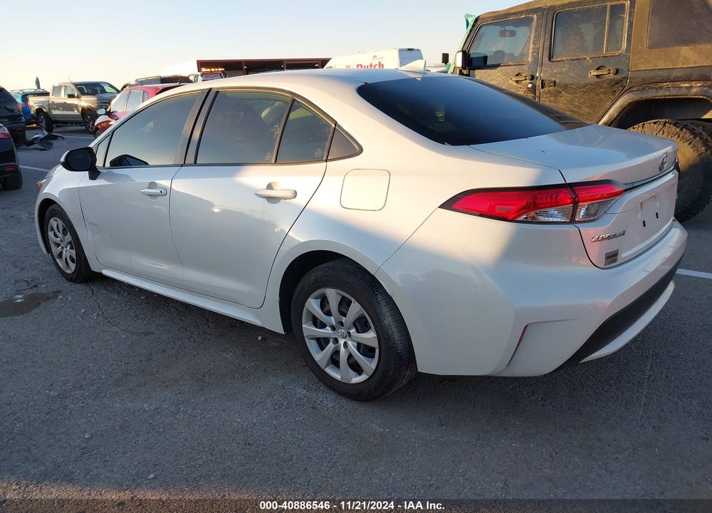 2021 TOYOTA COROLLA LE VIN: JTDEPMAE8MJ133480