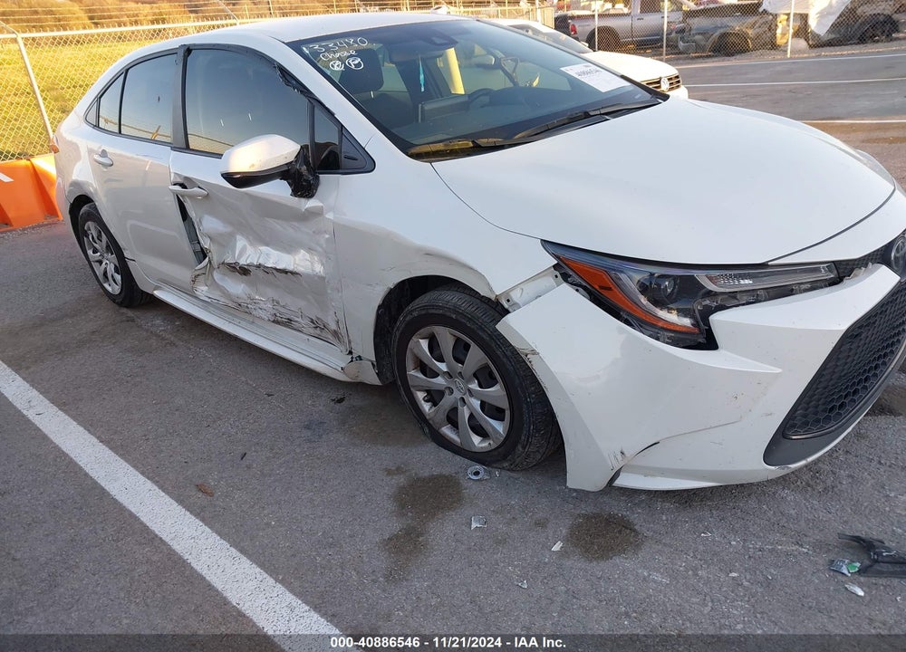 2021 TOYOTA COROLLA LE VIN: JTDEPMAE8MJ133480