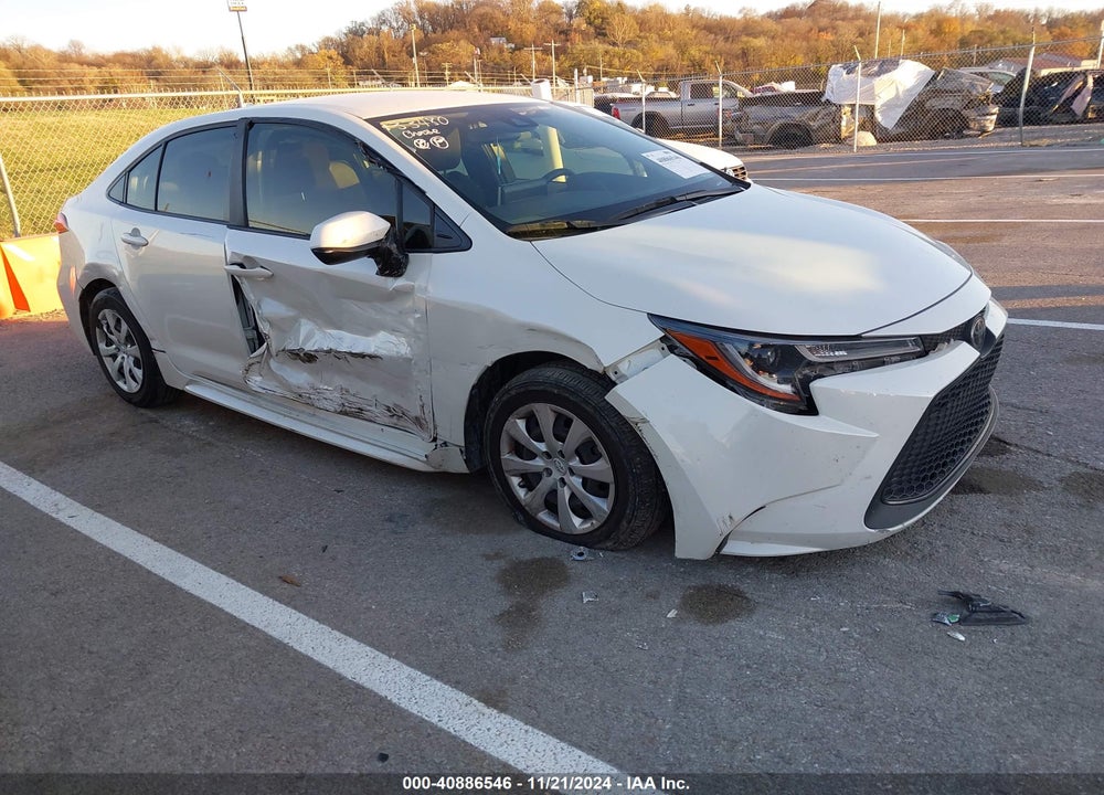 2021 TOYOTA COROLLA LE VIN: JTDEPMAE8MJ133480