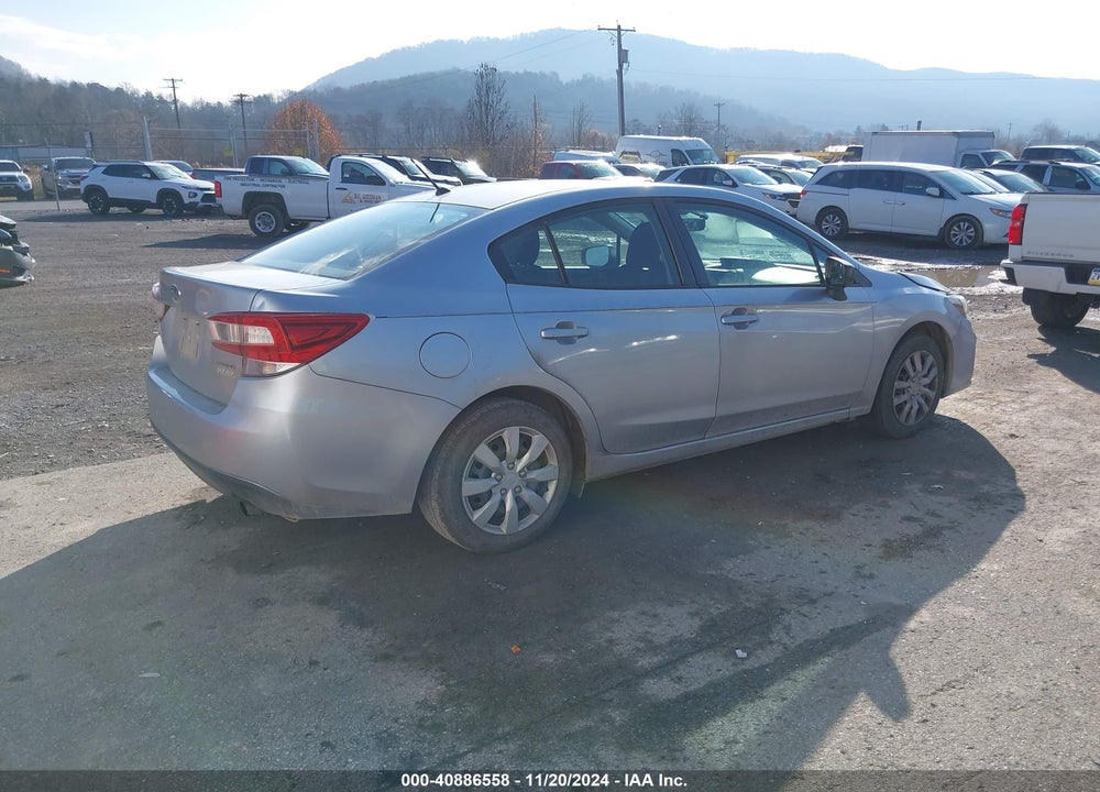 2017 SUBARU IMPREZA 2.0I VIN: 4S3GKAA64H1619966