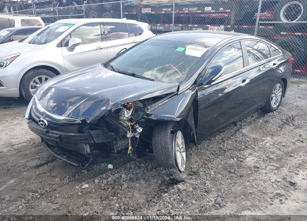 2014 HYUNDAI SONATA GLS VIN: 5NPEB4AC5EH846828