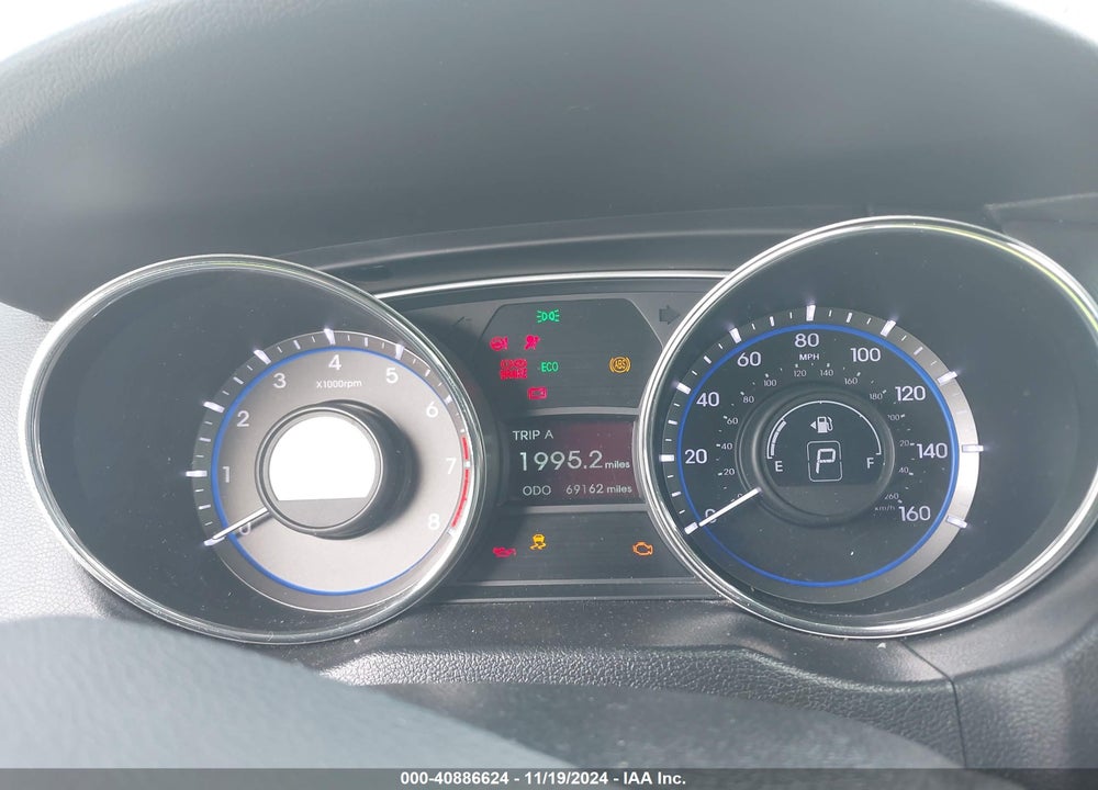 2014 HYUNDAI SONATA GLS VIN: 5NPEB4AC5EH846828