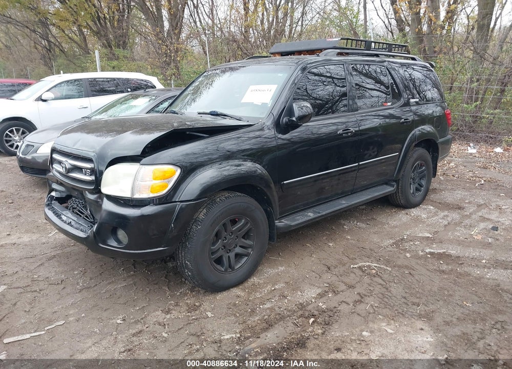 2003 TOYOTA SEQUOIA LIMITED V8 VIN: 5TDBT48A53S145363