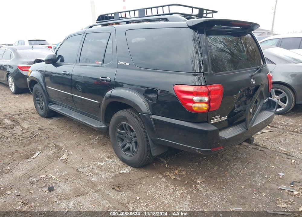 2003 TOYOTA SEQUOIA LIMITED V8 VIN: 5TDBT48A53S145363