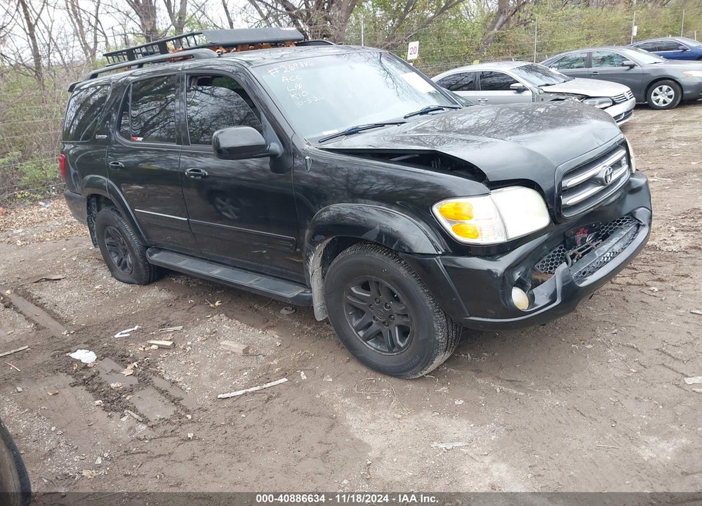 2003 TOYOTA SEQUOIA LIMITED V8 VIN: 5TDBT48A53S145363