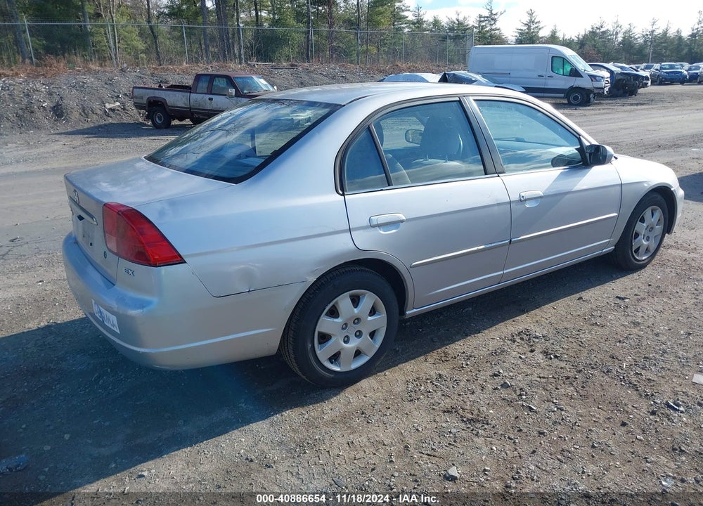 2001 HONDA CIVIC EX VIN: 1HGES26771L072167