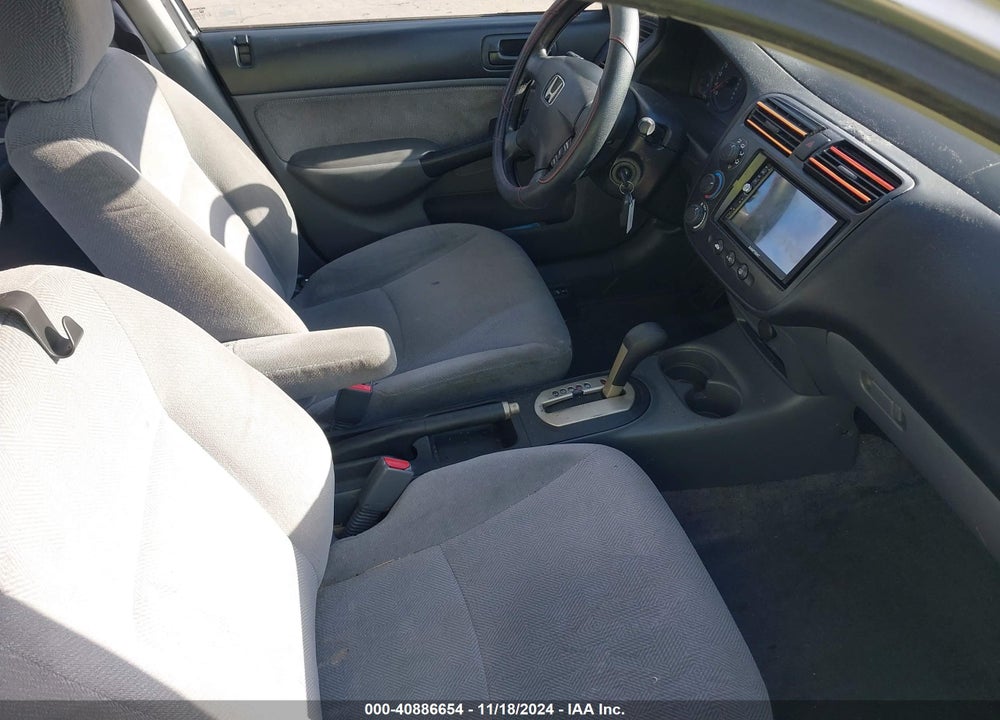 2001 HONDA CIVIC EX VIN: 1HGES26771L072167