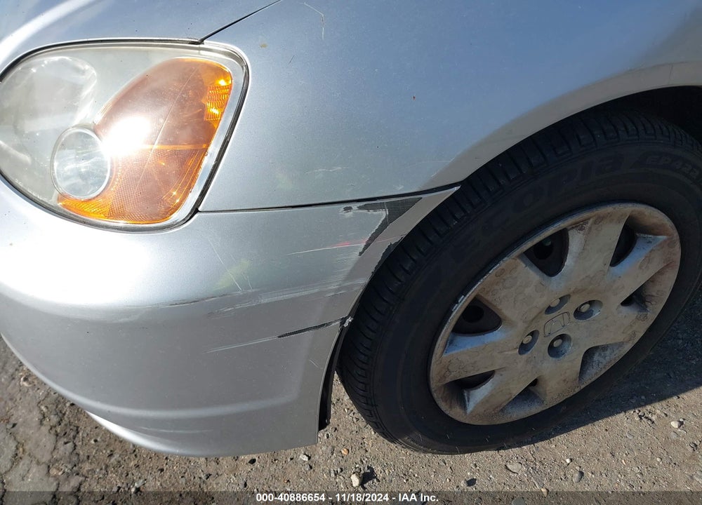 2001 HONDA CIVIC EX VIN: 1HGES26771L072167