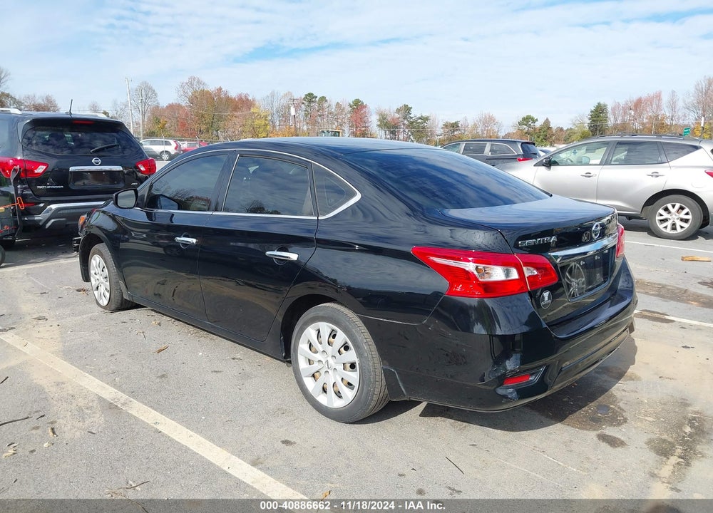 2019 NISSAN SENTRA S VIN: 3N1AB7AP2KY309855