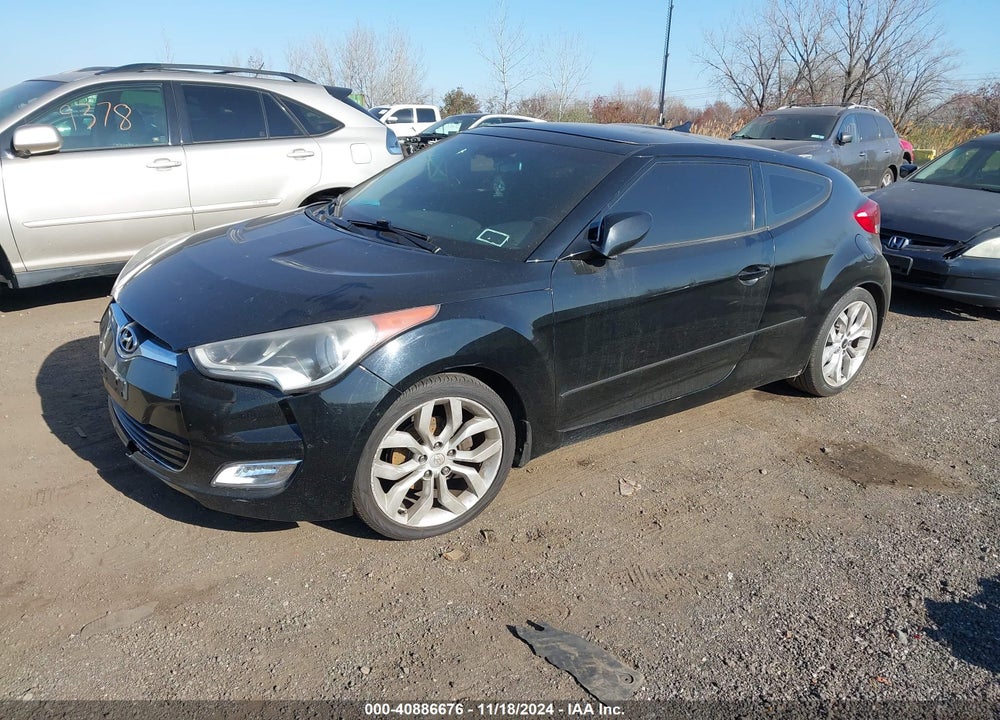 2012 HYUNDAI VELOSTER BASE W/RED/BLACK VIN: KMHTC6AD4CU023377