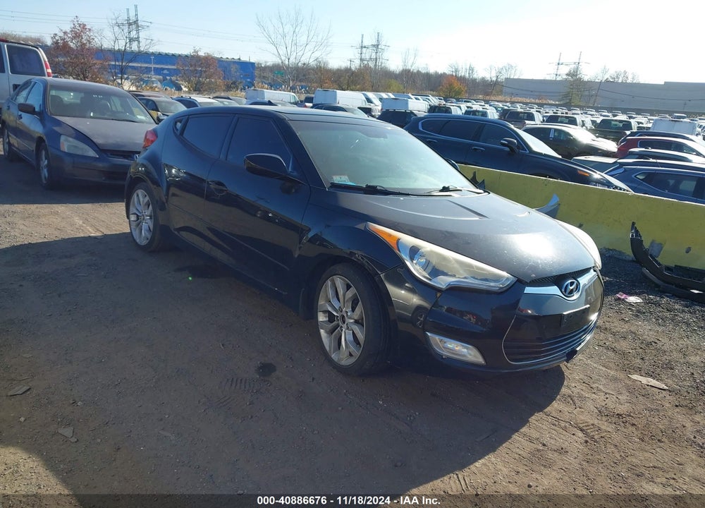 2012 HYUNDAI VELOSTER BASE W/RED/BLACK VIN: KMHTC6AD4CU023377