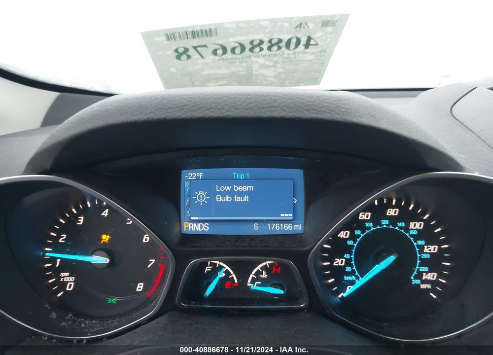 2015 FORD ESCAPE SE VIN: 1FMCU9GX0FUA97500