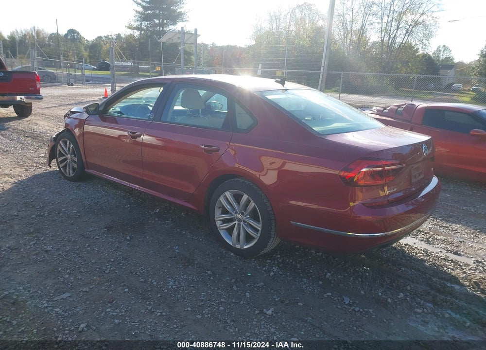 2019 VOLKSWAGEN PASSAT 2.0T WOLFSBURG EDITION VIN: 1VWLA7A37KC000880