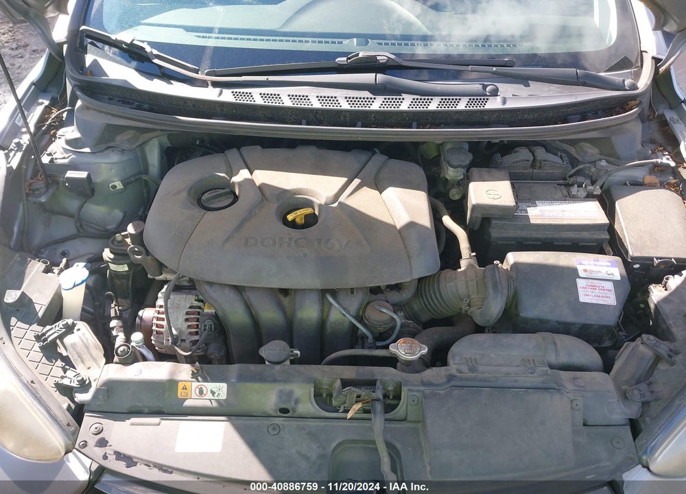 2013 HYUNDAI ELANTRA GS VIN: KMHDH6AE2DU016878